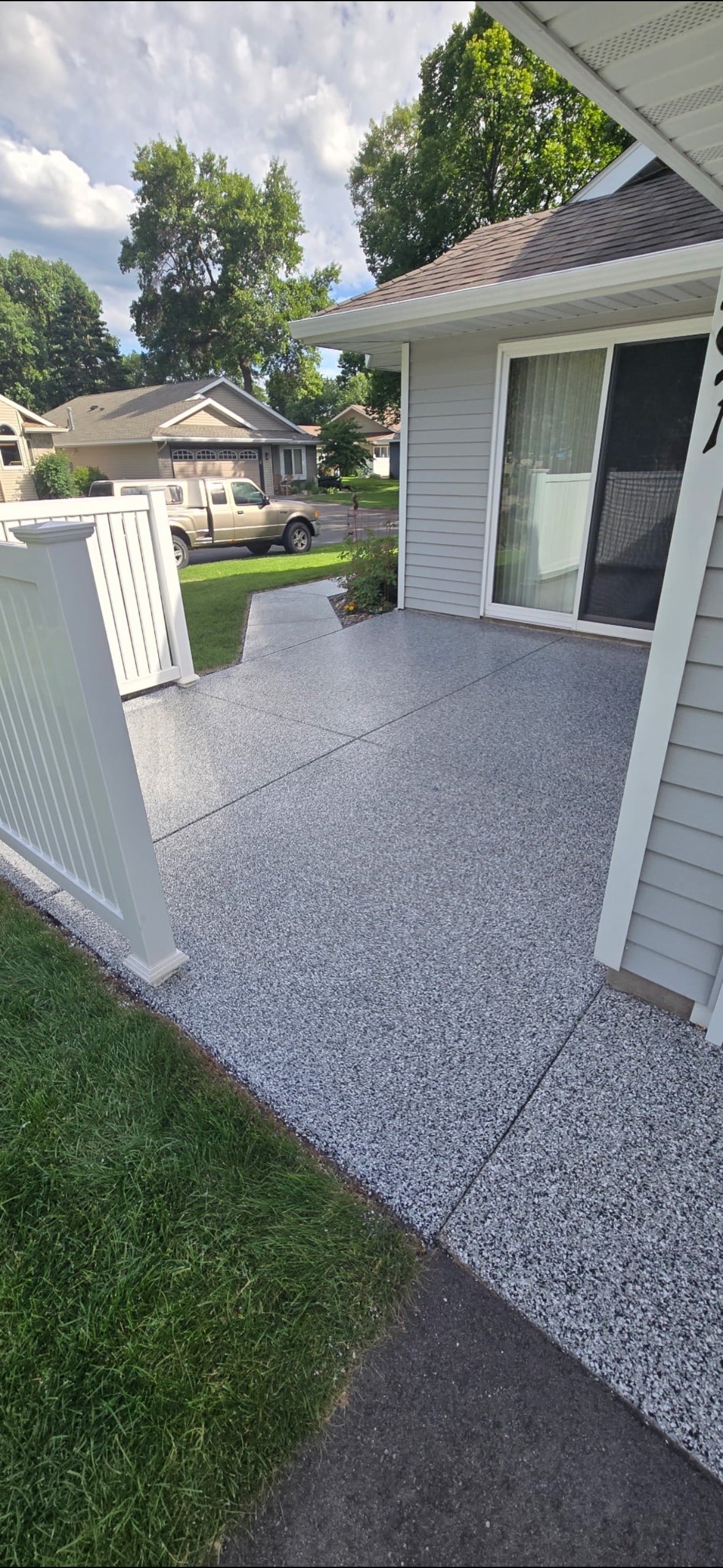 GTX coated patio